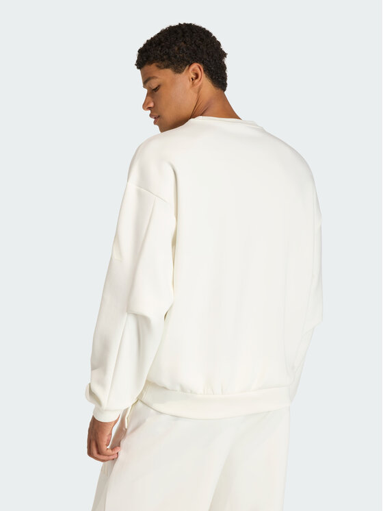 adidas adidas Longsleeve 159384 Biały Loose Fit