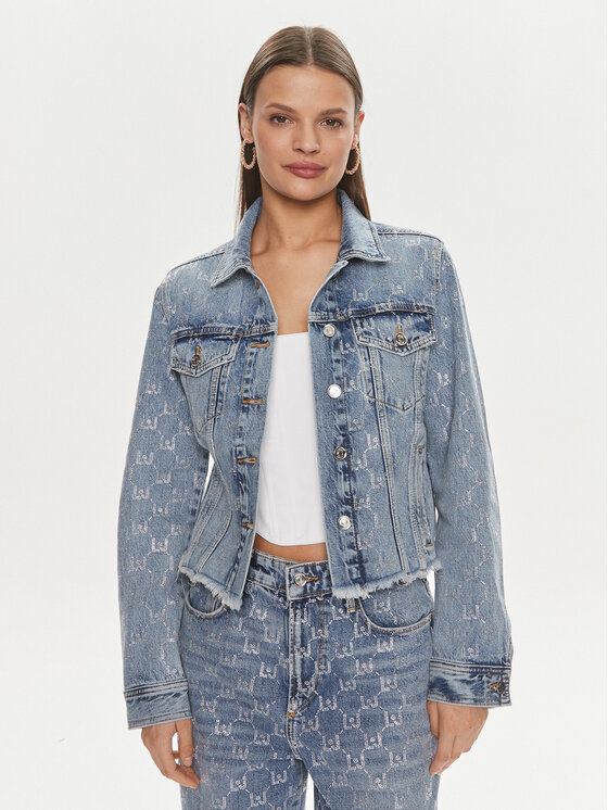 Liu Jo Liu Jo Džinsinė striukė UA4096 D4854 Mėlyna Regular Fit