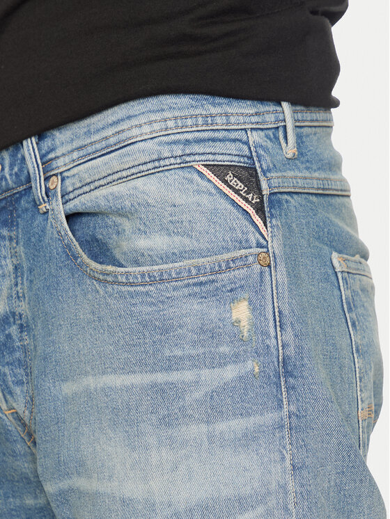 REPLAY Replay Blugi M1008P.000.727744R Albastru Slim Fit