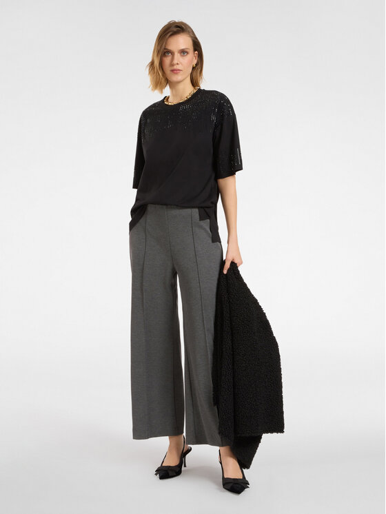 Elena Mirò Elena Mirò T-shirt G315Z100523N033 Nero Regular Fit