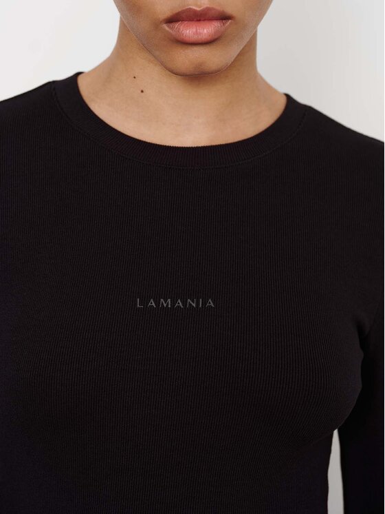 La Mania La Mania Každodenné šaty LEE Čierna Classic Fit