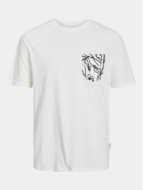 Jack&Jones Jack&Jones T-Shirt Lafayette 12250435 Λευκό Standard Fit