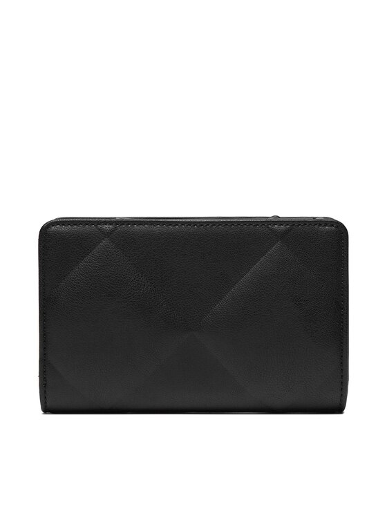 Calvin Klein Calvin Klein Große Damen Geldbörse Re-Lock Quilt Bifold Wallet K60K611374 Schwarz