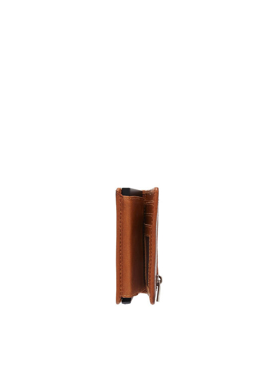 Mustang Mustang Portafoglio MUSTANG Temi RFID Aluminium Case Marrone