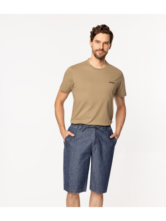 Lee Cooper Lee Cooper Bermudy CRUZ 7633 Niebieski Regular Fit