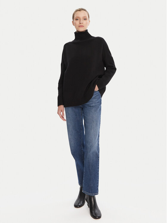 Weekend Max Mara Weekend Max Mara Гольф Borgia 2525366112 Чорний Relaxed Fit
