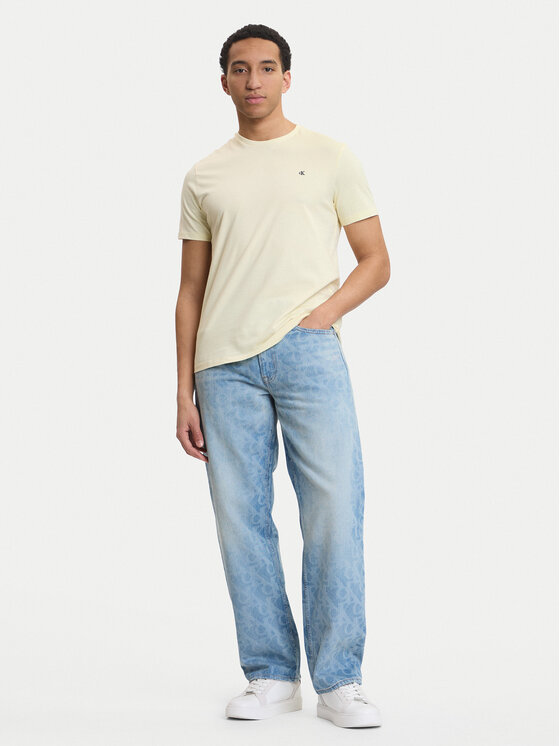 Calvin Klein Jeans Calvin Klein Jeans T-krekls Classic Monogram LV04RD254G Écru Regular Fit
