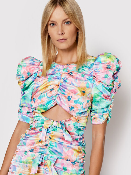 For Love & Lemons For Love & Lemons Igapäevane kleit Blaire CD2472 Värviline Slim Fit