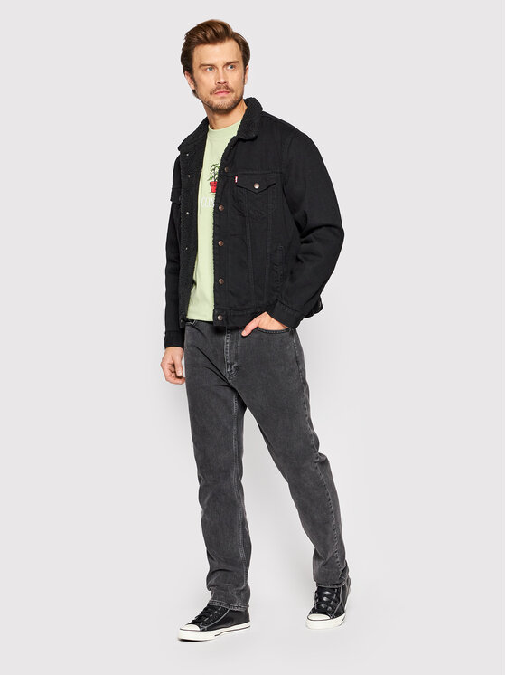 Levi's® Levi's® Traper jakna Type III Sherpa 16365-0100 Crna Regular Fit