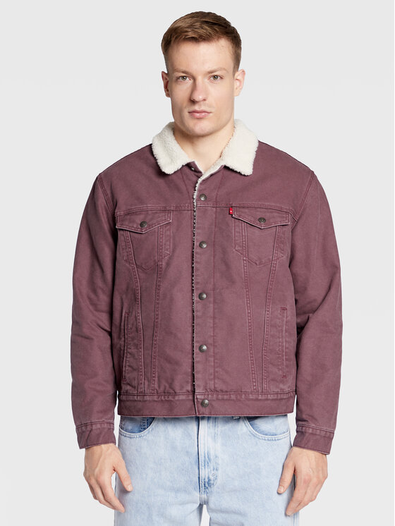 Levi's® Levi's® Džinsa jaka Type III Sherpa Trucker 16365-0185 Violets Regular Fit