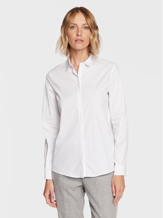 Fabiana Filippi Cămașă CADP04W315 Alb Regular Fit