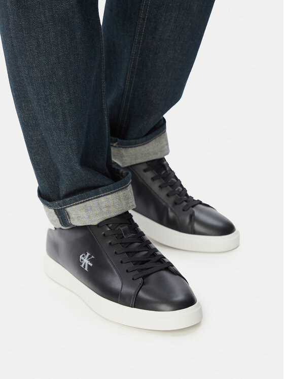 Calvin Klein Calvin Klein Sneakersy Low Prof Cupsole Lth HM0HM02123 Czarny