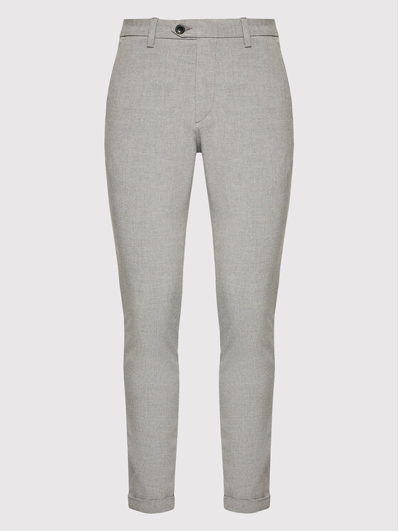 Jack & Jones Jack & Jones Chino kalhoty Marco 12169491 Šedá Slim Fit