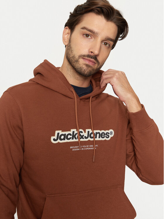 Jack & Jones Jack & Jones Bluza Vesterbro 12265766 Brązowy Relaxed Fit