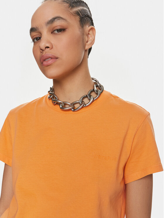 Patrizia Pepe Patrizia Pepe T-Shirt 2M4373/J111-R824 Pomarańczowy Regular Fit