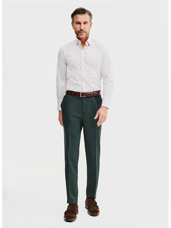 Pako Lorente Pako Lorente Koszula P25SF-1X-045 Biały Slim Fit