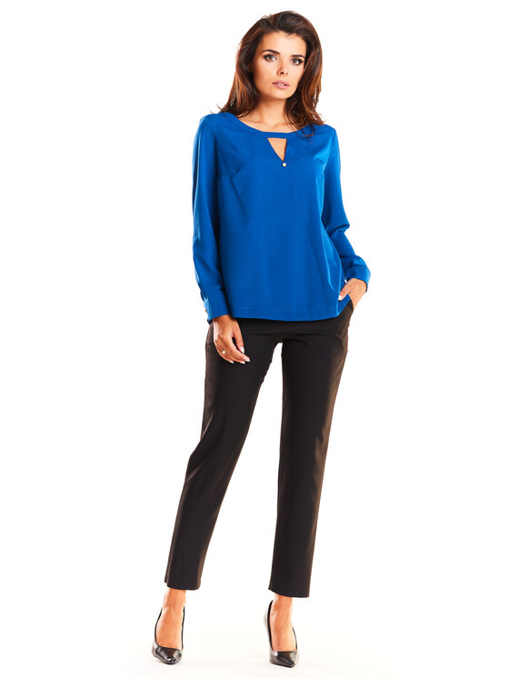 Awama Awama Košile A251 Modrá Basic Fit