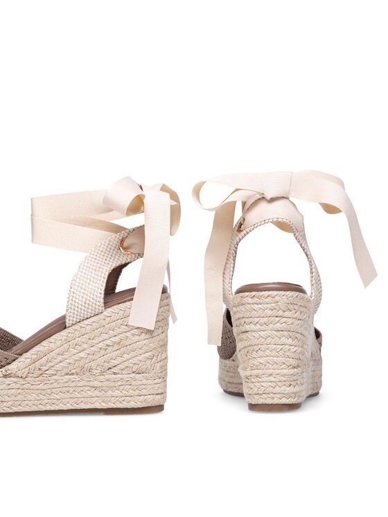 DeeZee DeeZee Espadryle WS2509-001 Beżowy