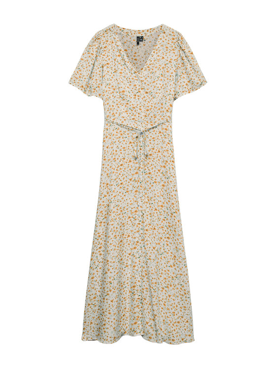 Vero Moda Vero Moda Každodenní šaty Alba 10330301 Žlutá Regular Fit