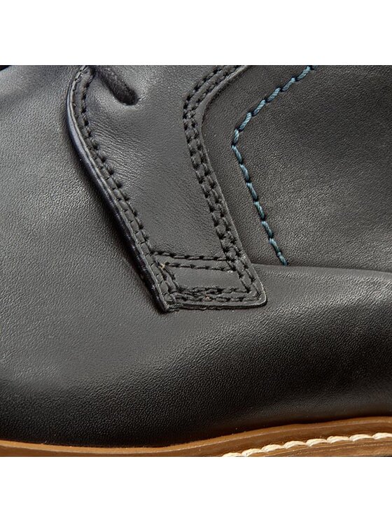 Clarks Trzewiki Newkirk Top 261122097 Czarny Modivo.pl