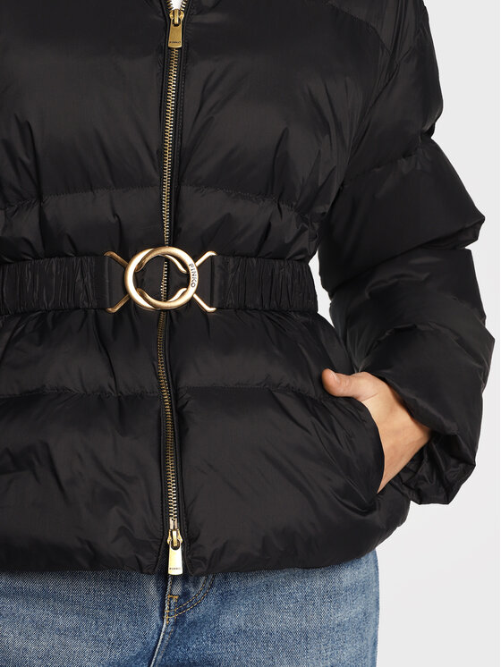 PINKO PINKO Зимова куртка Iva 1G18E5 Y834 Чорний Regular Fit