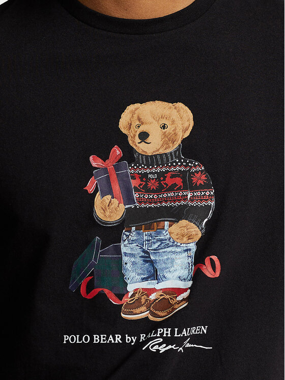 Polo Ralph Lauren Polo Ralph Lauren T-Shirt 710854497027 Czarny Regular Fit