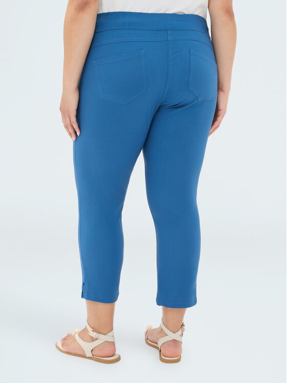 Fiorella Rubino Fiorella Rubino Spodnie materiałowe P030L002378N024 Turkusowy Skin Fit