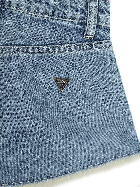 Guess Guess Szorty jeansowe J5GD42 D45E0 Różowy Regular Fit