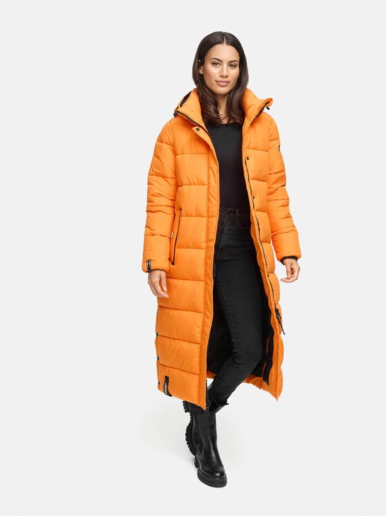 Navahoo Navahoo Kurtka zimowa Isalie Pomarańczowy Regular Fit