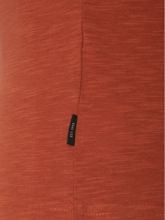 INDICODE INDICODE T-Shirt Inandorra 41-104 Oranžová Regular Fit