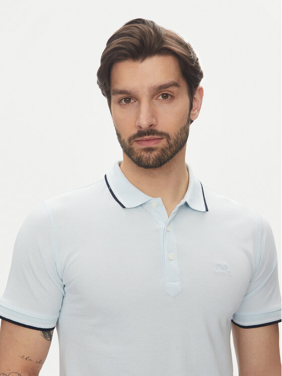 Lindbergh Lindbergh Поло 30-404010 Голубий Relaxed Fit