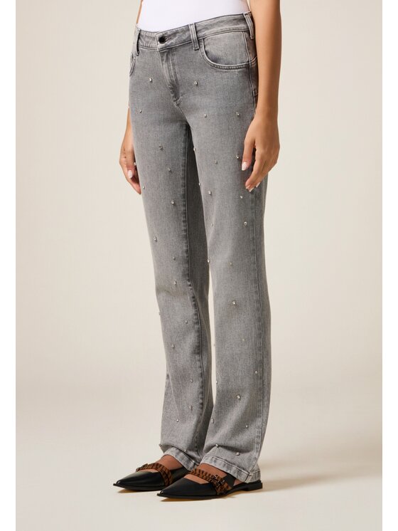 Oltre Oltre Jeans P438R008795N013 Grigio Regular Fit