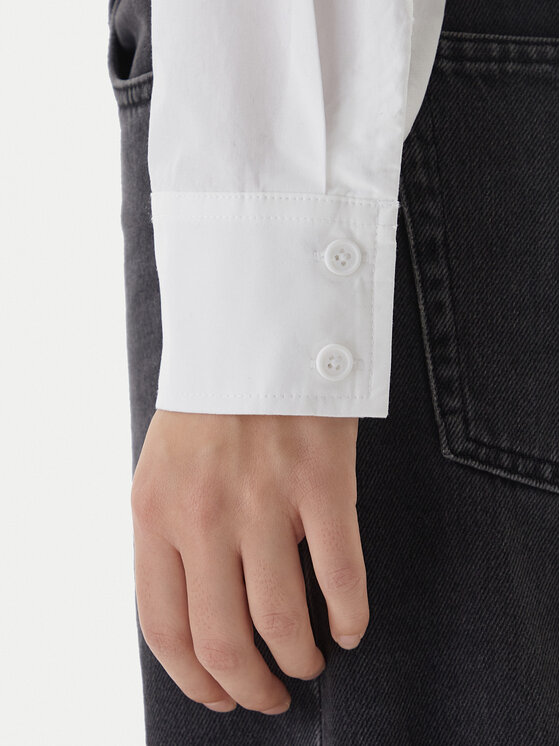 Karl Lagerfeld Jeans Karl Lagerfeld Jeans Πουκάμισο A4W11006 Λευκό Regular Fit