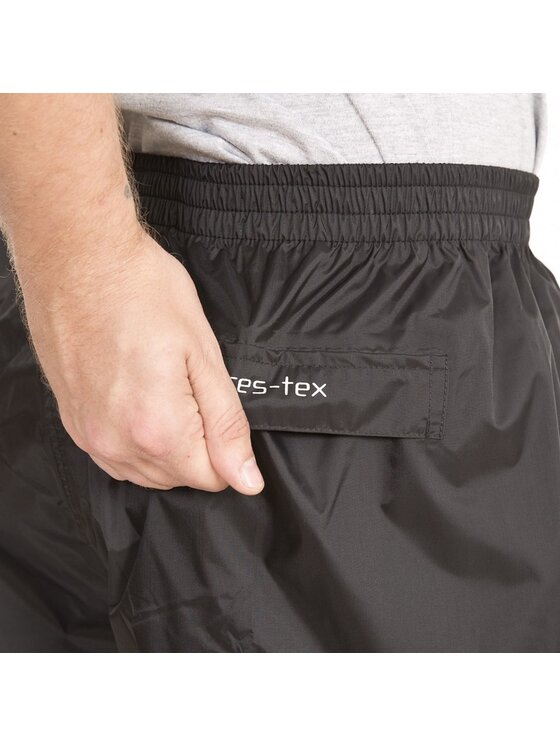 Trespass Trespass Spodnie przeciwdeszczowe Qikpac Czarny Boot Fit