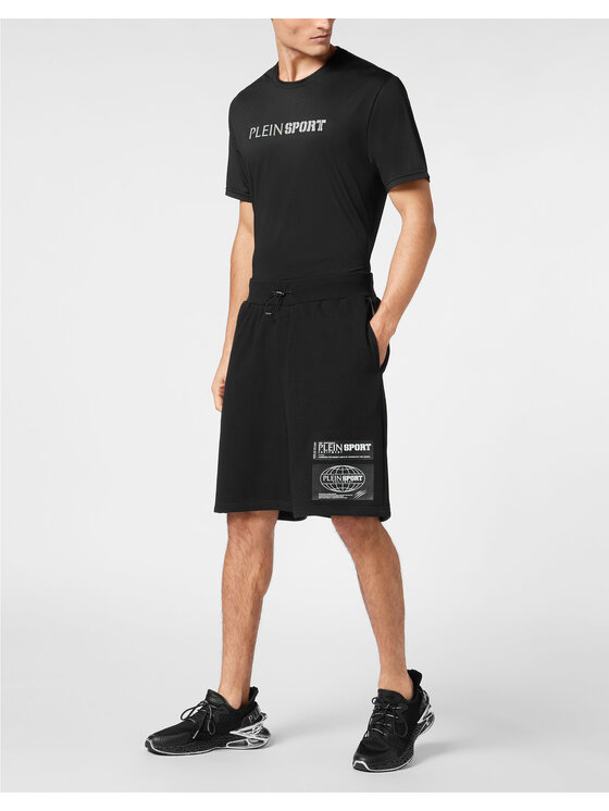 Plein Sport Plein Sport Pantaloncini 22331 Nero Jogger Fit