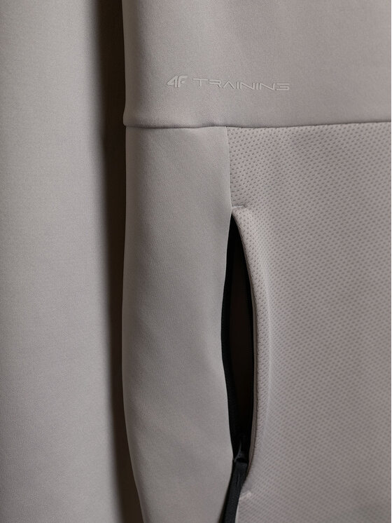 4F 4F Bluza techniczna CORE SYSTEM Szary Regular Fit