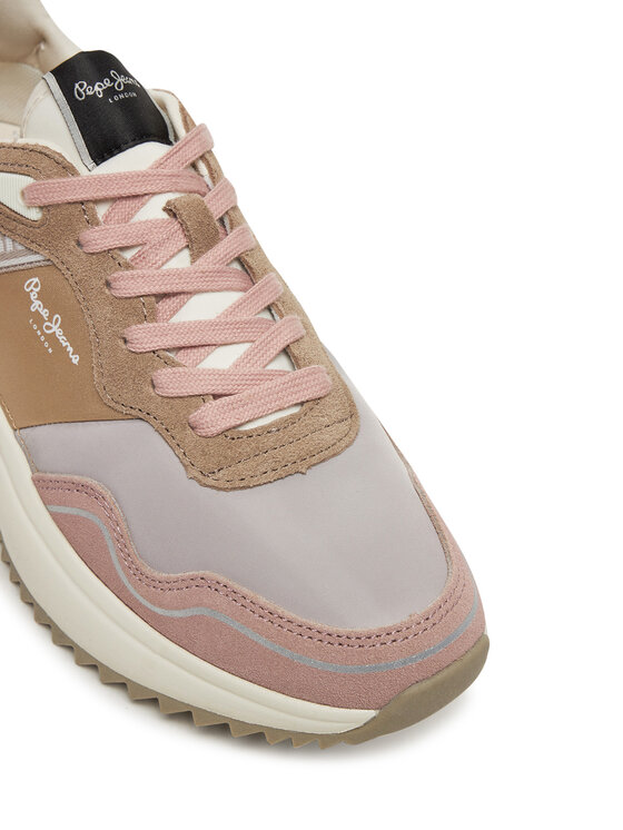 Pepe Jeans Pepe Jeans Sneakersy Kimi Glam PLS60042 Różowy