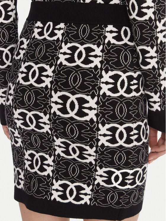 PINKO PINKO Spódnica mini Bang Bang 106040 A2YD Czarny Slim Fit