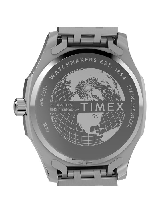Timex Timex Hodinky TW2Y91500 Strieborná