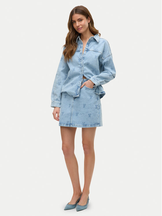 Vero Moda Vero Moda Jeans suknja Tessa 10326888 Plava Regular Fit