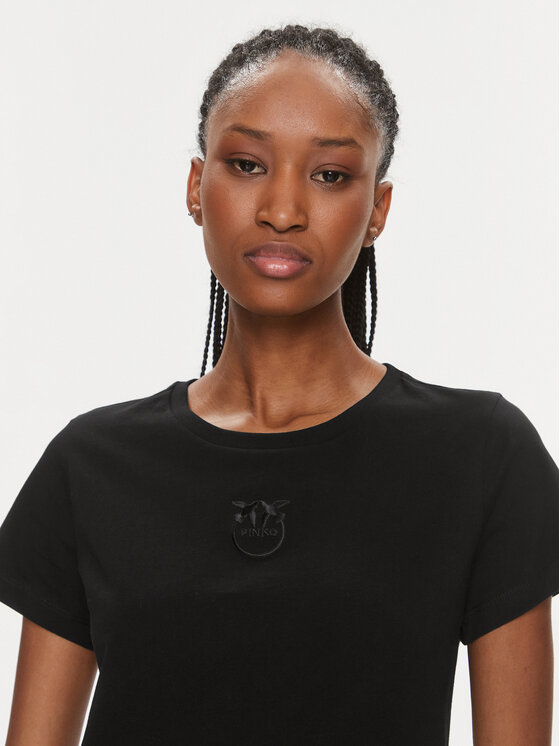 PINKO Pinko T-Shirt 100355 A1NW Schwarz Regular Fit