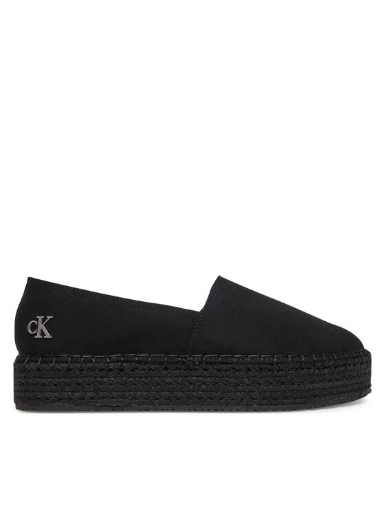 Calvin Klein Jeans Calvin Klein Jeans Espadrilles Flatform Esdparille Mg/Hdw YW0YW01737 Fekete