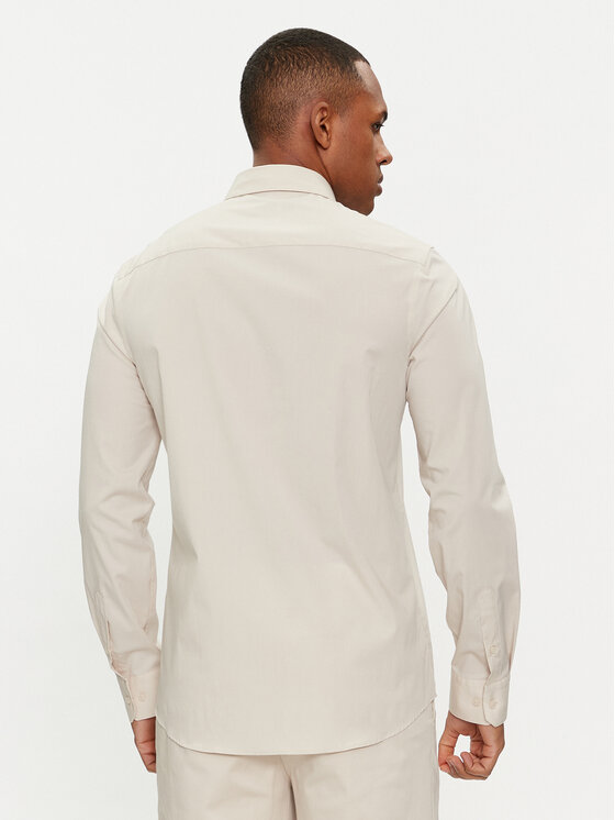 Calvin Klein Calvin Klein Krekls K10K110856 Bēšs Slim Fit