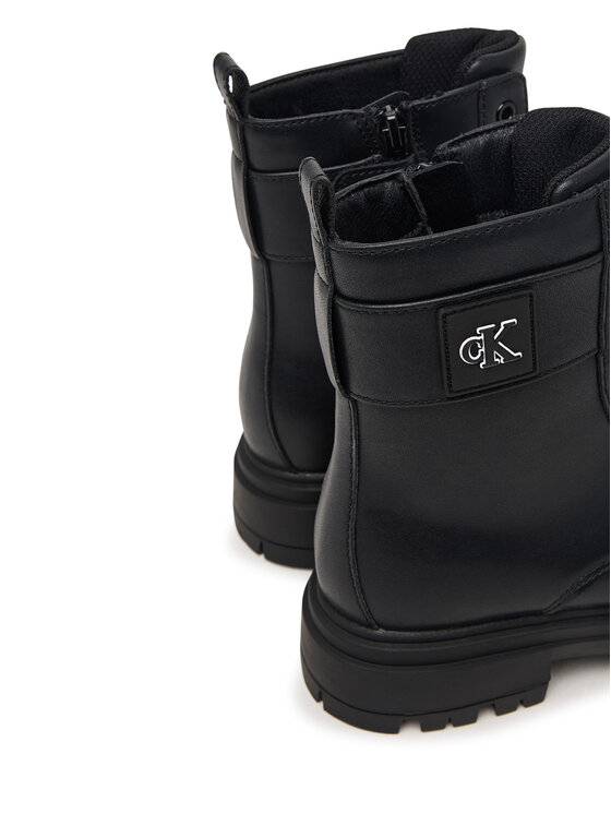 Calvin Klein Calvin Klein Žygio batai Lace-Up Bootie V3A5-83420-1355 Juoda