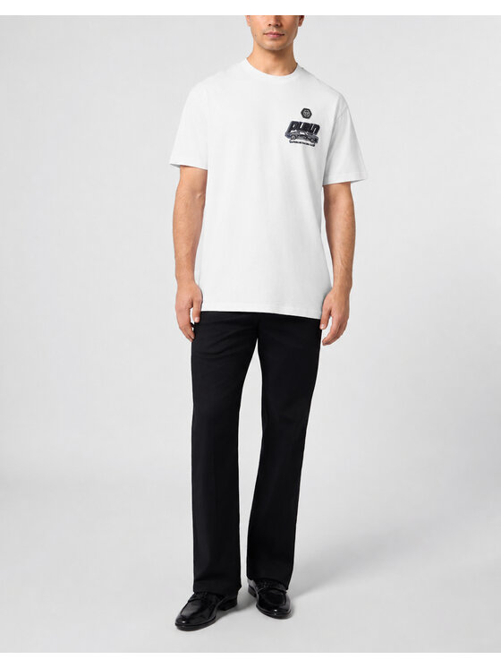 PHILIPP PLEIN PHILIPP PLEIN T-Shirt 24723 Bílá Regular Fit