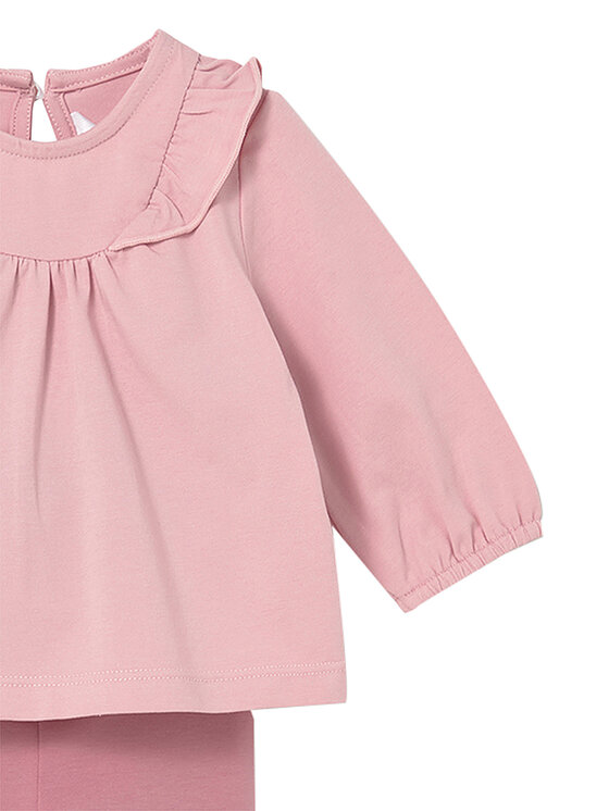 Mayoral Mayoral Set Bluse und Leggings 1741 Rosa Regular Fit