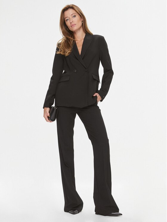 Marella Marella Pantaloni din material Xavier 2331360539200 Negru Regular Fit