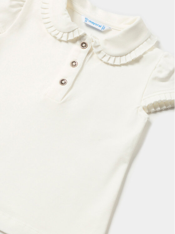Mayoral Mayoral Polo 1101 Écru Regular Fit