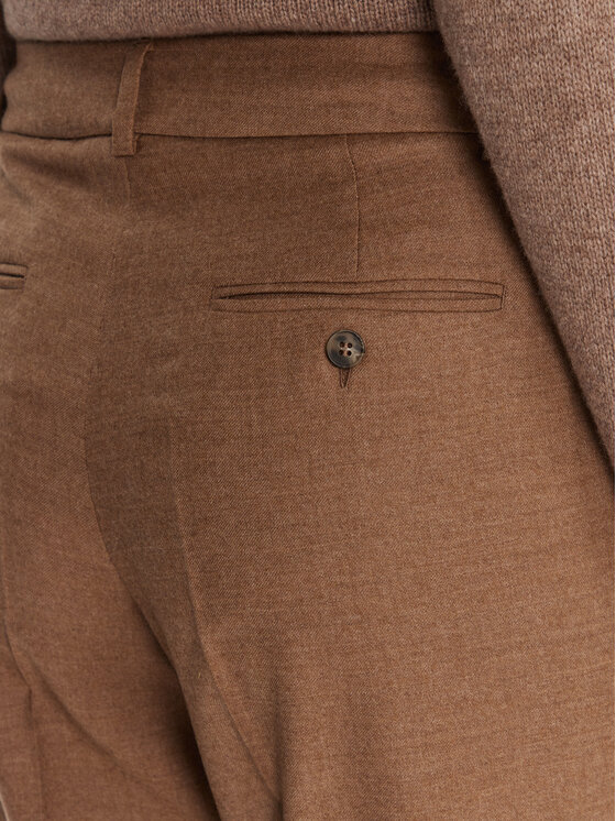 Weekend Max Mara Weekend Max Mara Auduma bikses Caldaia 2525136152 Brūns Regular Fit