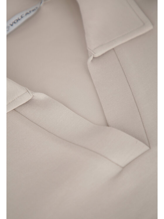 Volcano Volcano Bluza B-NALIA Beżowy Regular Fit
